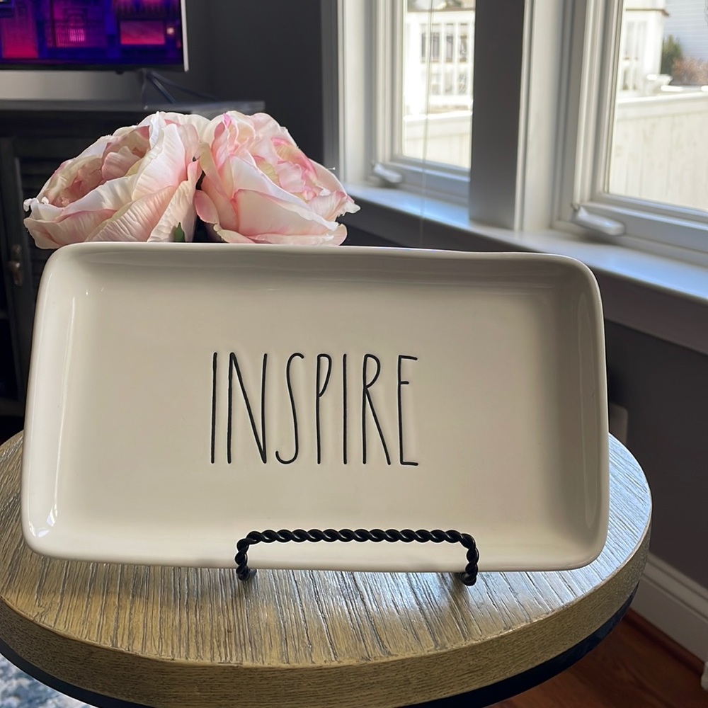 Rae Dunn Trinket Tray LL INSPIRE